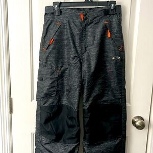 Champion skiing pants Large 12/14 Black / Gray EUC, worn once